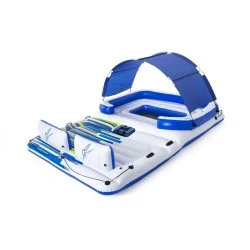 Bestway  tropical breeze island contents:one island one anchor bag one sun shade one cooler bag heavy-duty repair raptch